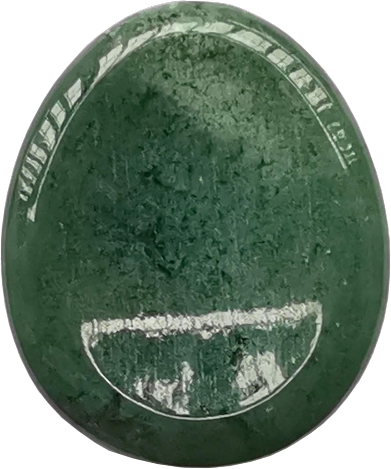 Natural Red Jasper Water Drop Chakra Thumb Worry Stone,Stress Relax Healing Reiki Crystal Pocket Palm Stones - Black Obsidian image number 5