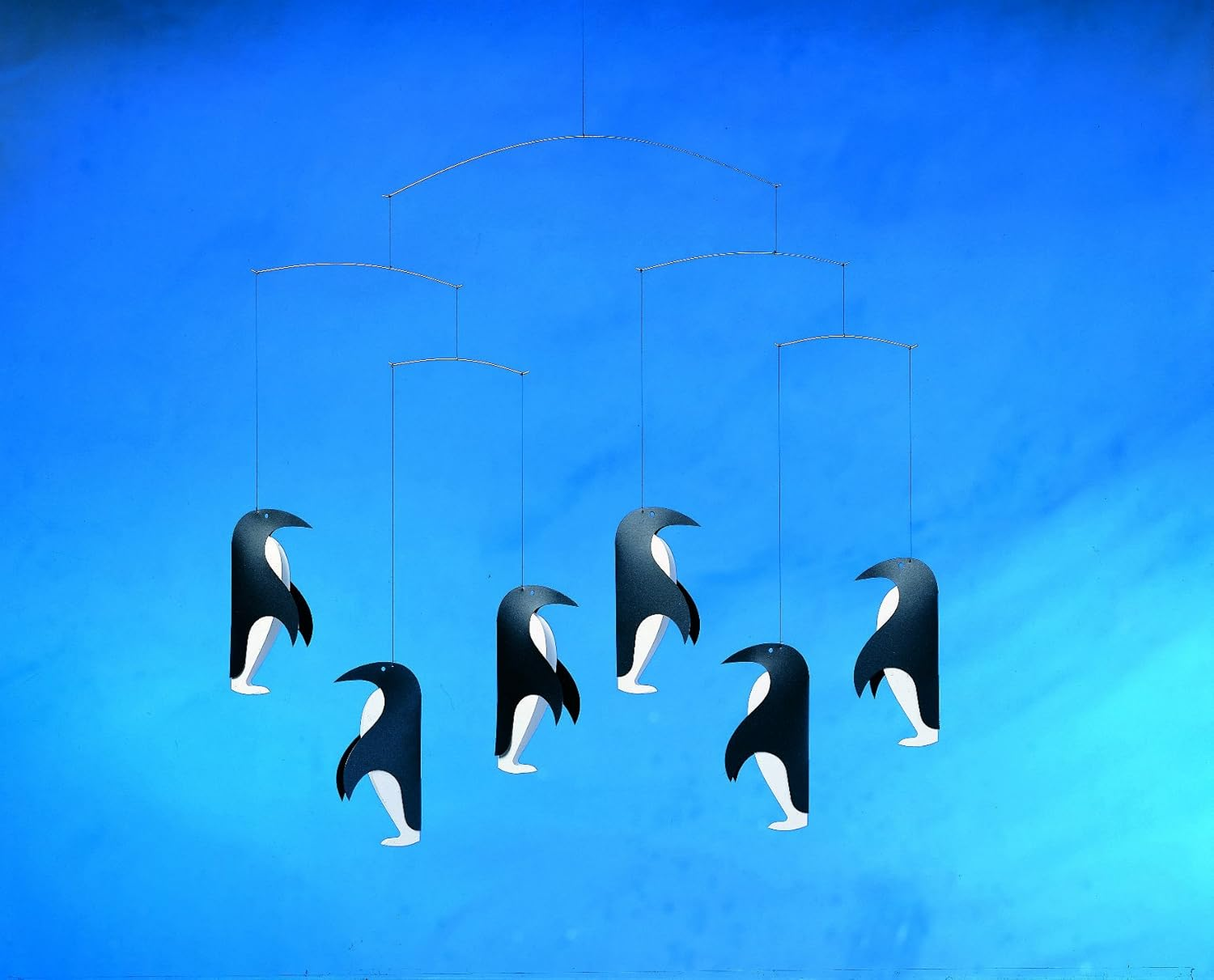 Flensted Mobiles Penguin in Tails Hanging Nursery Mobile - 18 Inches Plastic