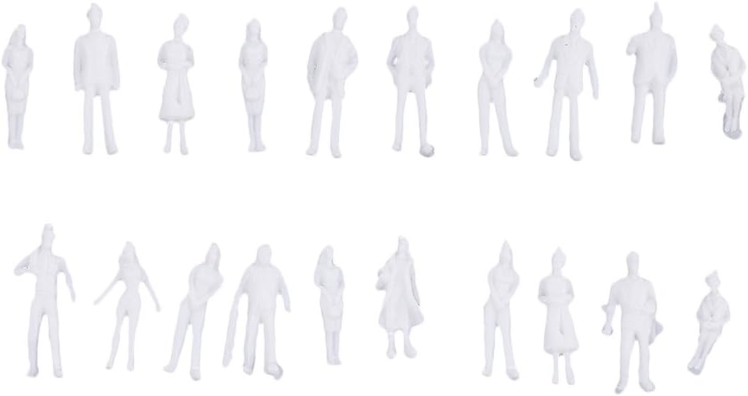 Simhoa Lots 20 1/100 Scale Unpainted Model People Architecture Figure Figurine image number 2