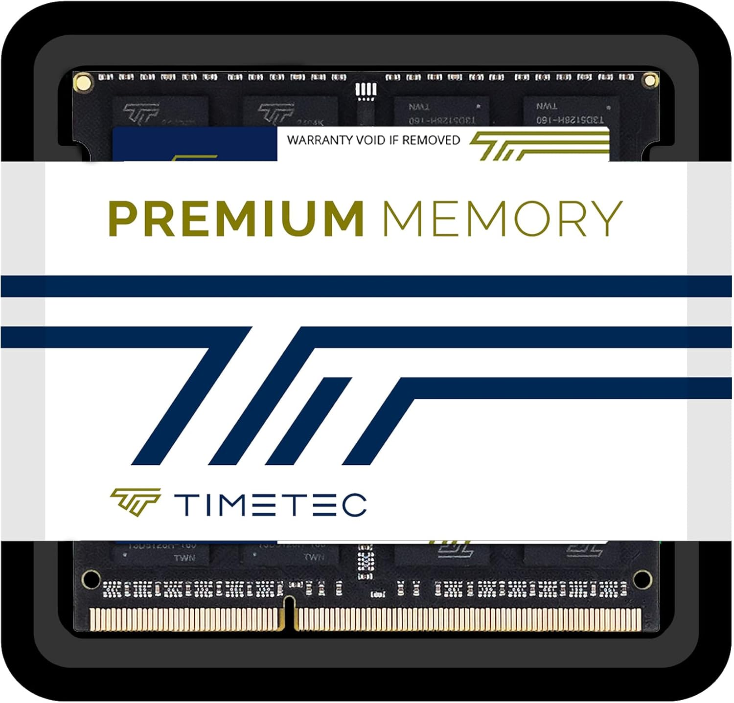 Timetec 16GB Kit(2X8Gb) DDR3L / DDR3 1600Mhz (DDR3L-1600) PC3L-12800 / PC3-12800 Non-Ecc Unbuffered 1.35V/1.5V CL11 2Rx8 204 Pin SODIMM Laptop Notebook PC Computer Memory RAM Module Upgrade Black PCB image number 2
