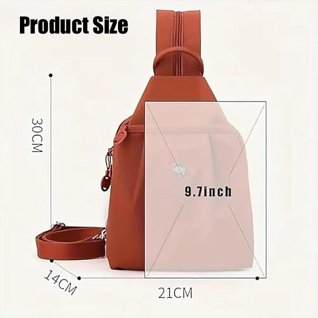 Waterproof 2-Way Commuter Bag - Convertible 3-In-1 Travel Tote/Backpack/Crossbody, Anti-Theft Hidden Pockets, Oxford Fabric image number 1