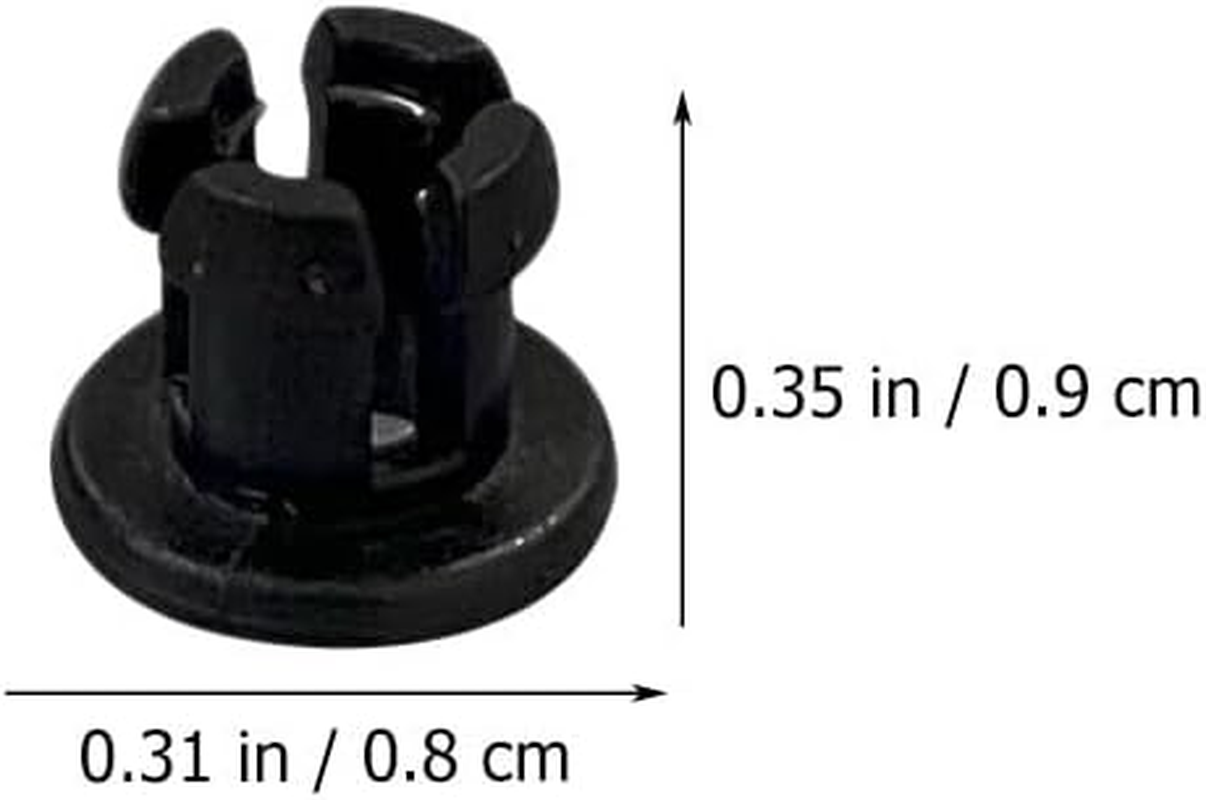Baluue Hotend Extruder Collet Clip for 3D Printer Bowden Tube Clamp 3-Pack Precision Plastic Locking Clip Ensuring Stable Filament Feeding and Easy Installation