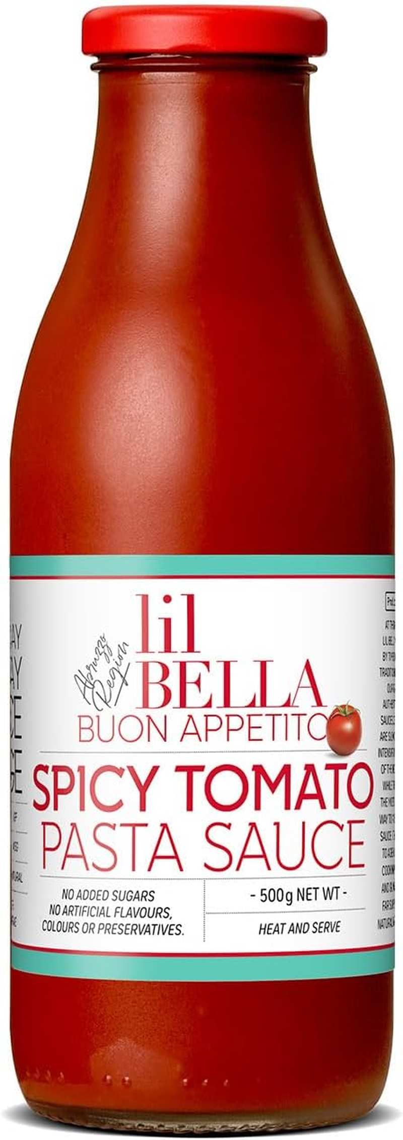 Lil Bella Buon Appetito Spicy Tomato Pasta Sauce 500 G image number 1