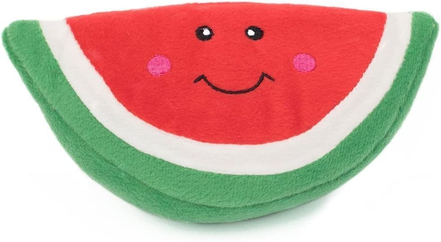 Zippypaws Plush Dog Squeaker Toy, Watermelon, One Size, ZP868 image number 2