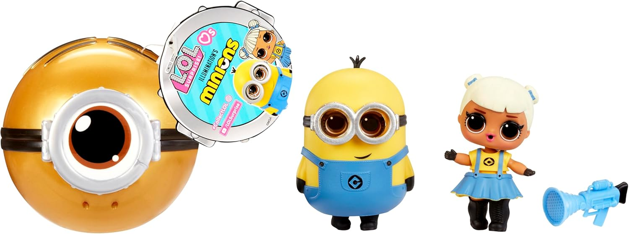 L.O.L. Surprise Loves Minions Tots - Includes 1 Doll, Comes with Fashions and Accessories, Minion-Inspired Ball, Blind Packaging, Collect All 6 Dolls image number 5
