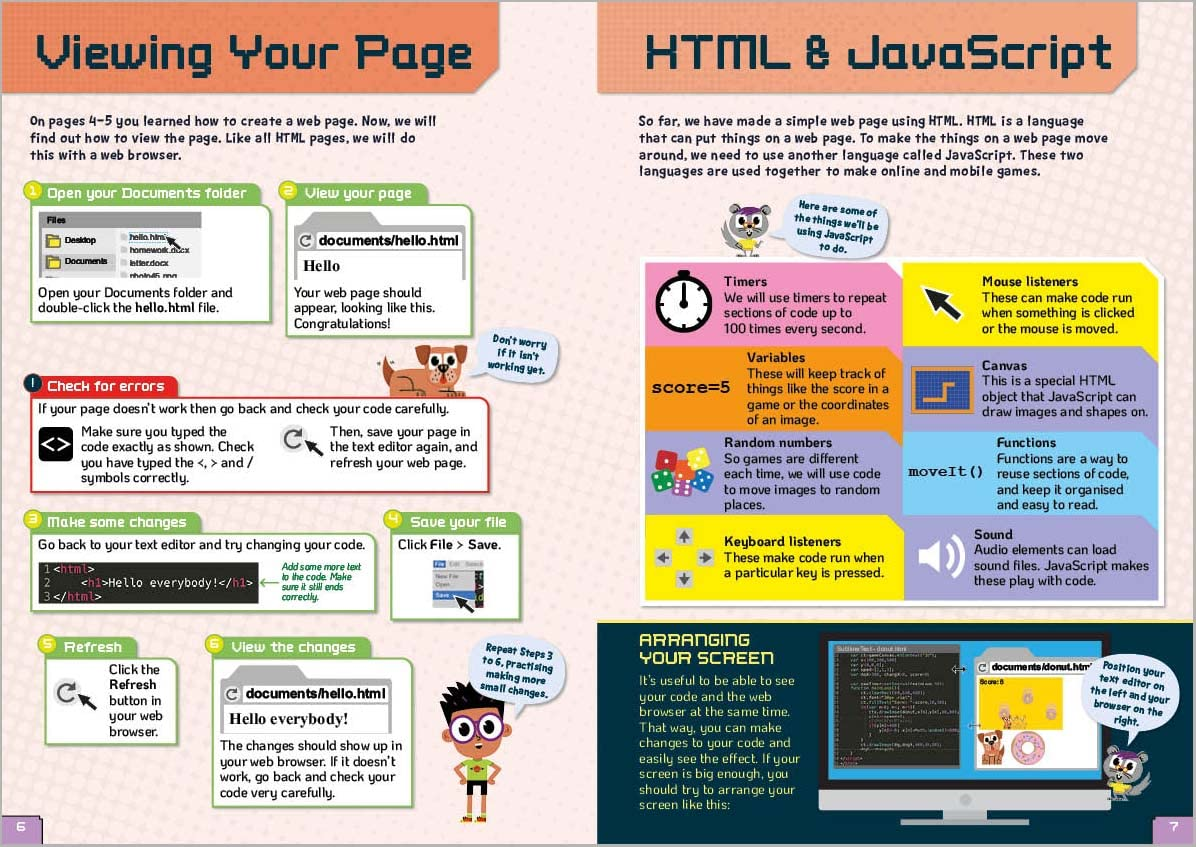 Coding with HTML & Javascript - Create Epic Computer Games: the Questkids Do Coding