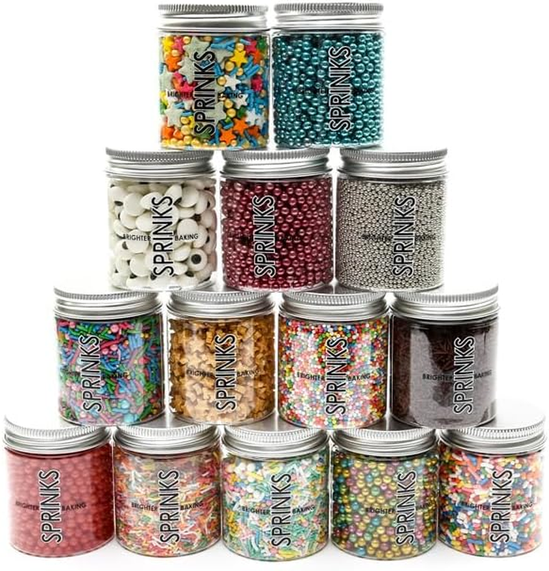 Sprinks Jimmies Sprinkles 500 G, 1 Mm Size, White