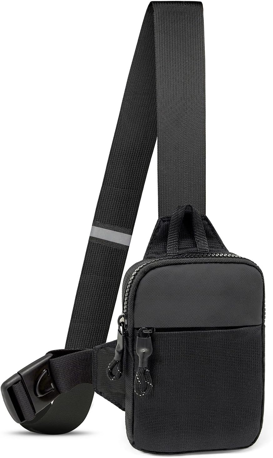 LKEX Mini Sling Bag Men Small Crossbody Bag Women Fanny Packs Casual Personal Pocket Bag Backpack Phone Chest Bag