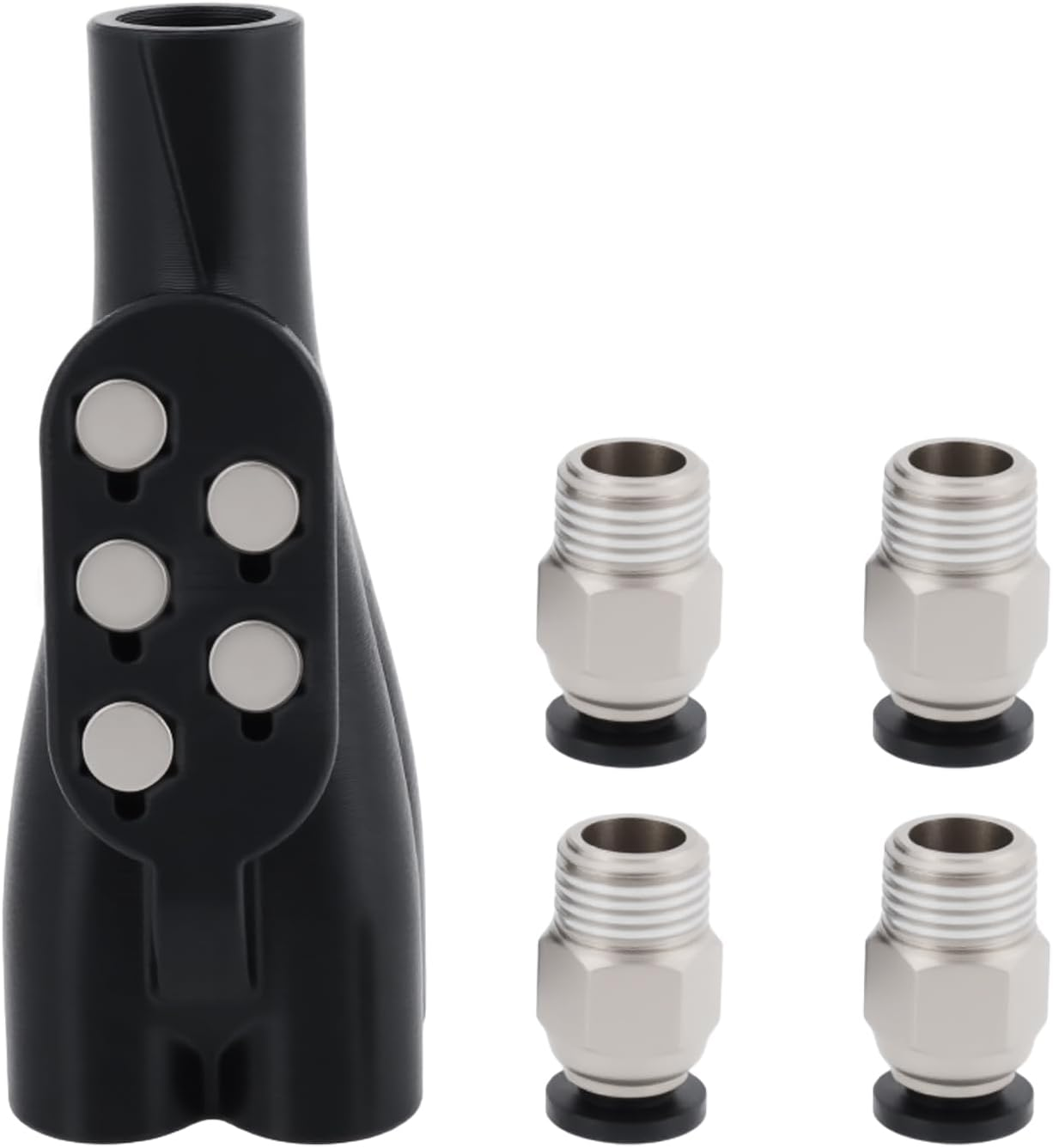 Emsea 4 in 1 PTFE Adapter Compatible with Bambu Lab X1/X1C/X1E/P1P/P1S Filament Tube Expansion Port 3D Printer Accessories image number 6