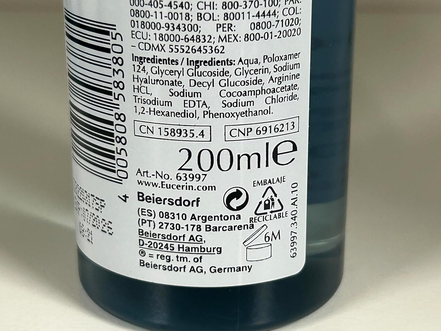 Eucerin Dermatoclean Micellar Cleansing Fluid 200Ml