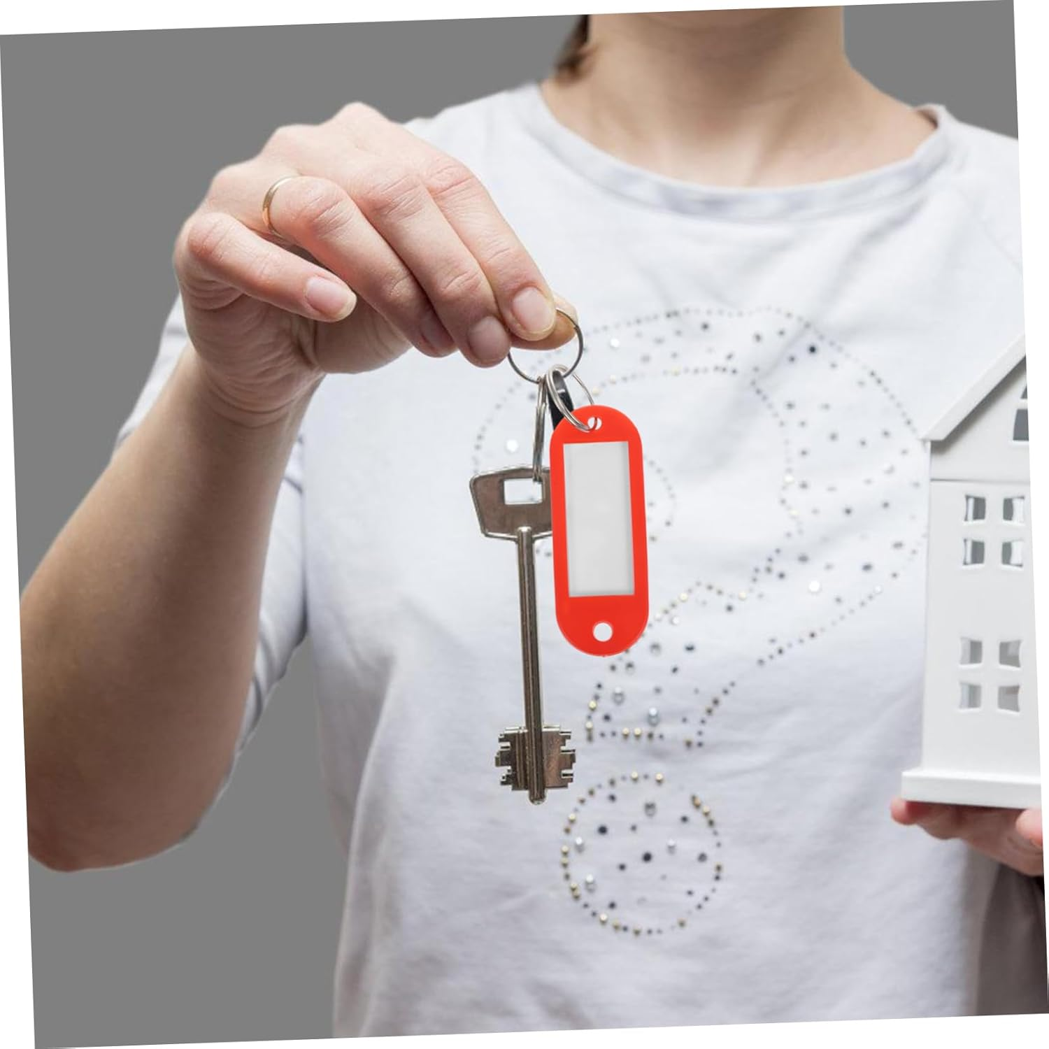 ANDRESLAD 56Pcs Travel Bag Tags Luggage Identifier Tags Numbered Labels for Suitcases Handbags image number 6