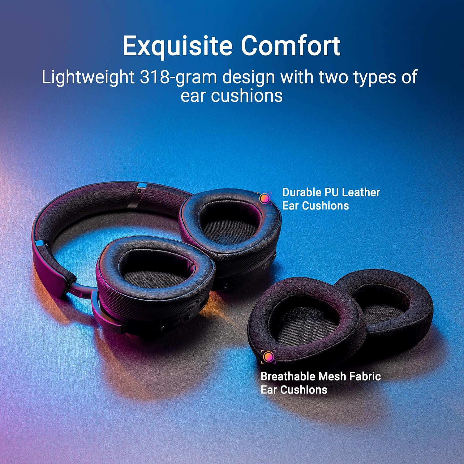 ASUS ROG Delta II Wireless Gaming Headset (50Mm Titanium Drivers, ROG Speednova, 10Mm Super-Wideband Mic, 153-HR Battery, Dualflow Audio, BT, 2.4Ghz, 3.5Mm, for PC, Switch, PS4, PS5, Xbox)- Black image number 2