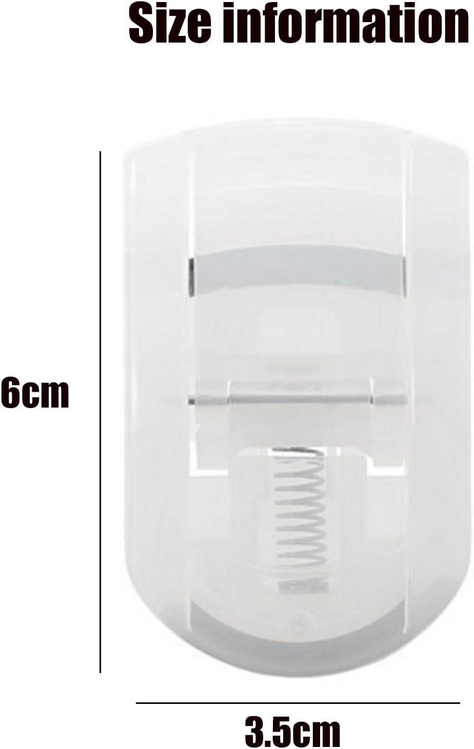 CTOUUGRS Portable Eyelash Curler with Rubber Pad Professional Eyelash Curling Tool for Women Travel Size Easy to Use Lash Curler Beauty Essential image number 5