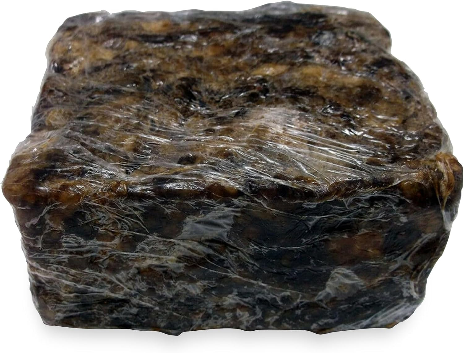 SAAQIN - Raw African Black Soap for All Skin Types, Black Soap Ideal for Acne, Wrinkles, Make-Up Removal, Hair & Body, Natural Glycerin Black African Soap, African Black Soap Bar from Ghana, 5 Lbs image number 3