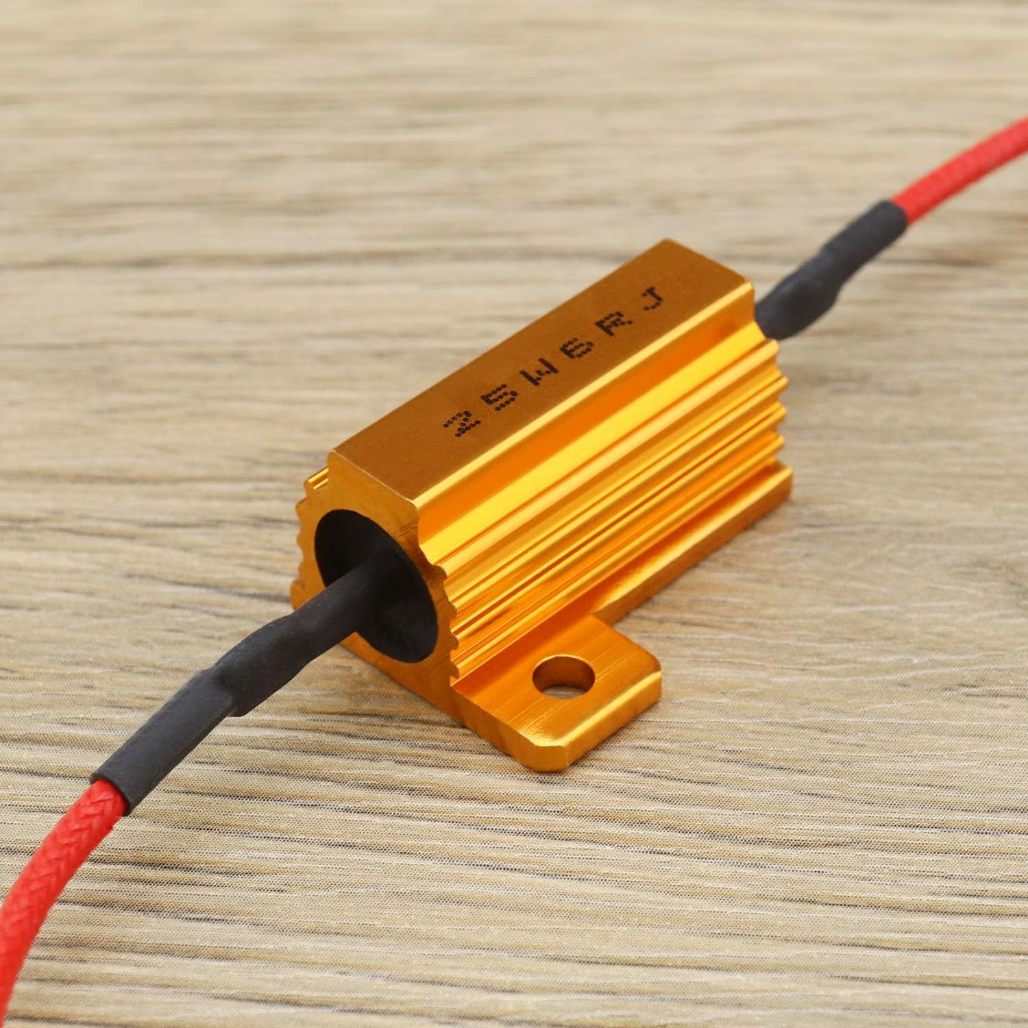 Emagtech 4PCS Load Resistor 25W 6Ohm LED Turn Signal Resistor Flasher Adaptor Flash Fix Error for LED Turn Signals LED Headlight Bulbs License Plate Light Fog Light DRL image number 6