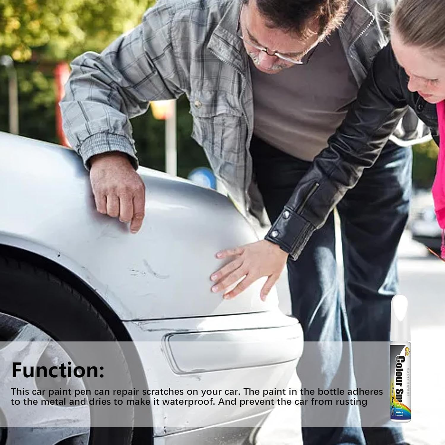 Fill Paint Pen - Paint Scratch Repair Auto Scratch Remover Pen | Universal Portable Paint For, Motorcycle, Motorboat, Doors and Windows image number 3