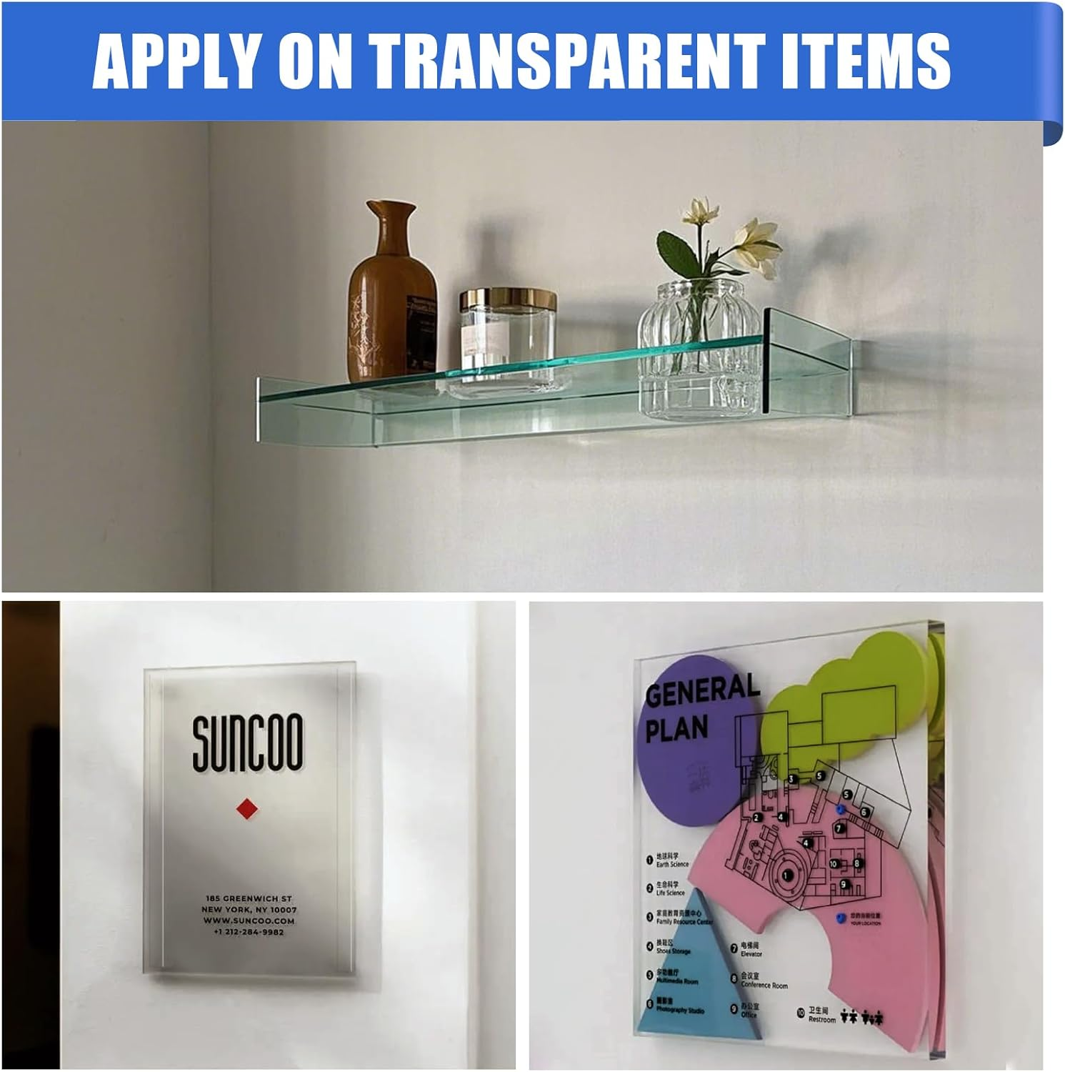 Double Sided Heavy-Duty Mounting Tape, Clear Waterproof Tape, 16FT Length, 0.94 Inch Width for Car LED Strip Lights Home Decor, Office Decor image number 5