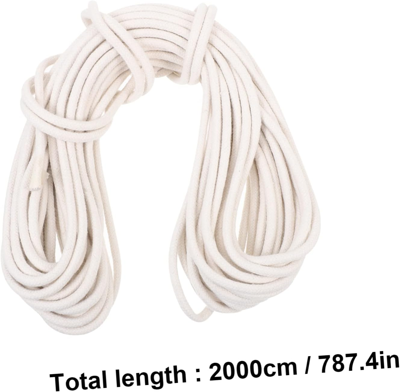 MERRYHAPY Flag Rope 6Mm Cotton Braided for Flagpole Clothesline Camping 20M Length Lightweight Sturdy image number 1