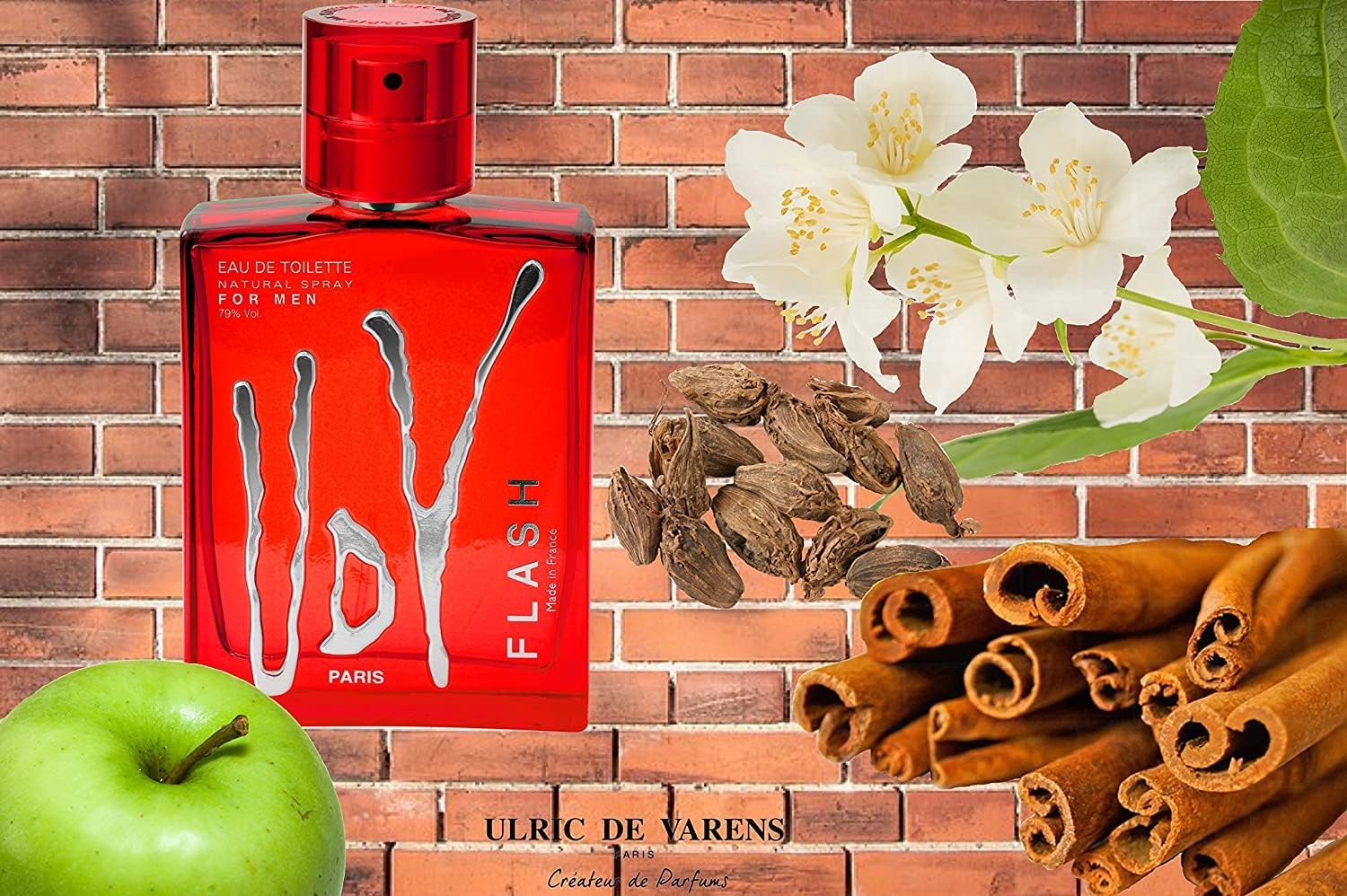 Ulric De Varens Eau De Toilette Spray for Men, Woody, 100 Ml