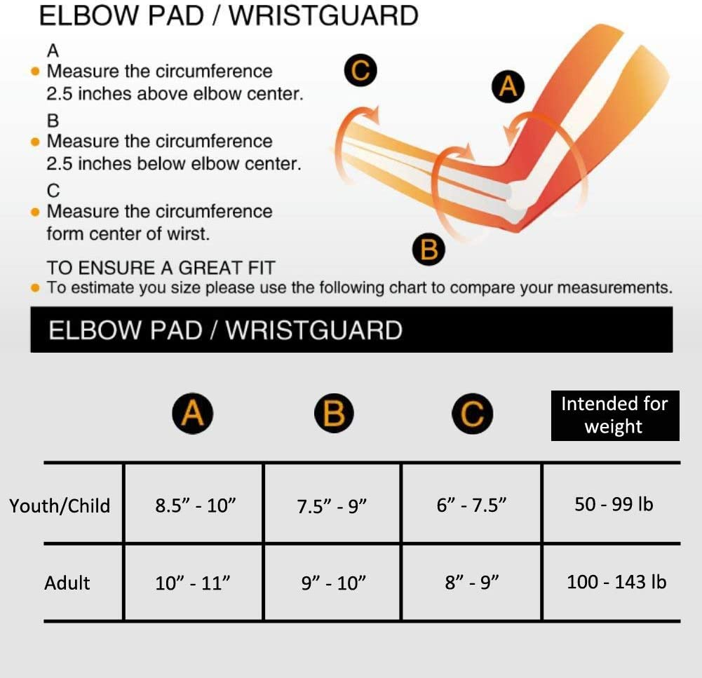 Geelife Knee Pads Elbow Pads Wrist Guards 3 in 1 Skateboard Protective Gear Set for Rollerblading Skateboarding Cycling Skating Scooter Bike Kids/Adults image number 4