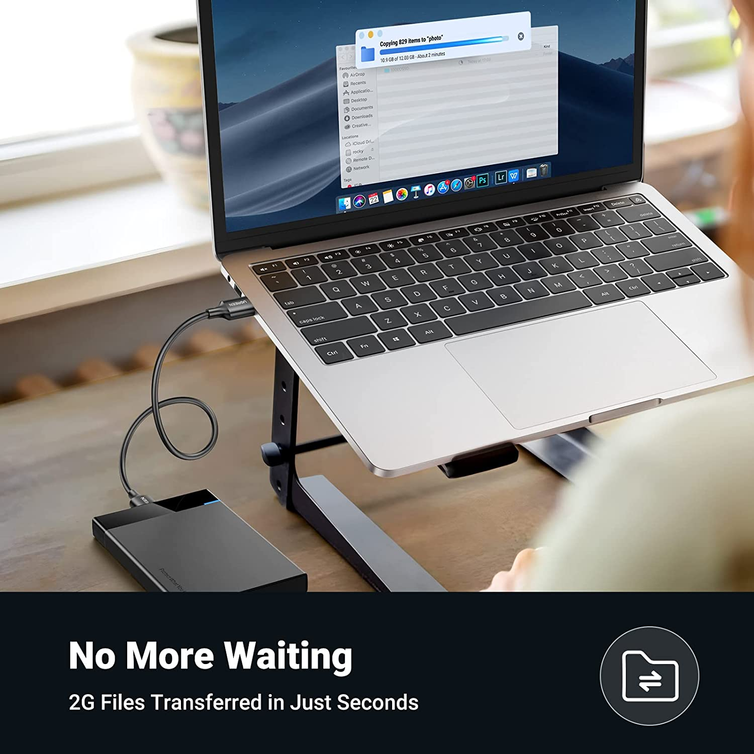 UGREEN USB to USB Cable, Type a Male to Male Cord for Data Transfer Compatible with Hard Drive, Laptop, DVD Player, TV, Hub, Monitor, Camera, Set Top Box and More 1M image number 5