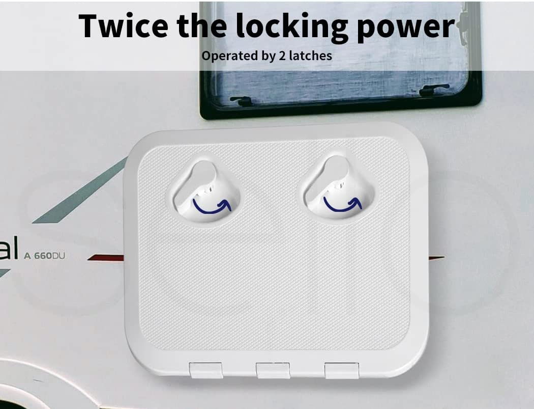 Manan Access Hatch Service Door Lockable Lid Caravan Storage Rv Boat 440X315Mm image number 6