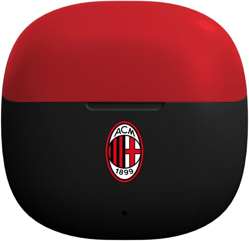 AC Milan Techmade Wireless In-Ear Headphones with Charging Box Red/Black image number 2