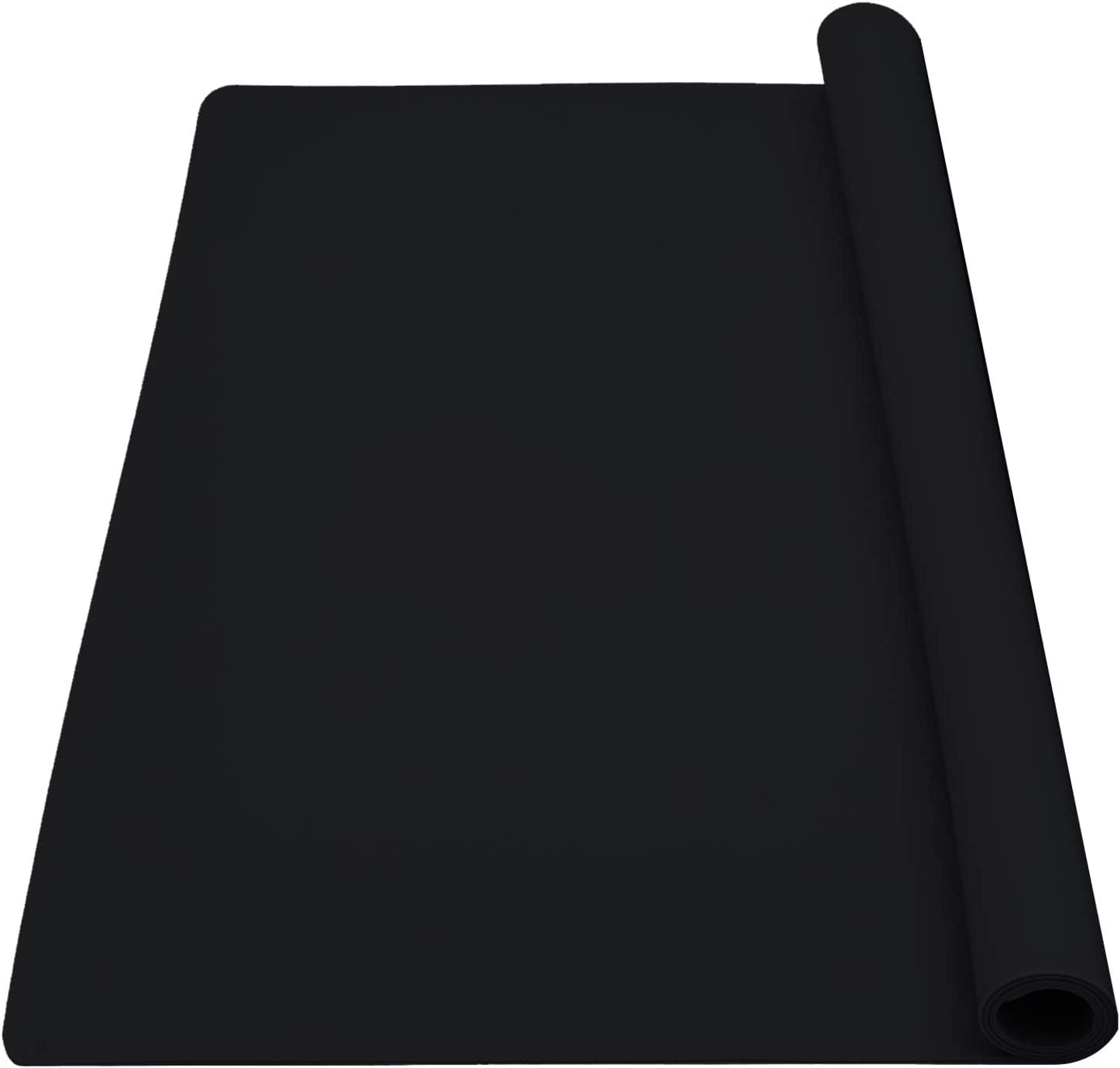 Pinrui Large Silicone Mat 60 X 40Cm of 1, Non-Slip Kitchen Bench Top Protector for Air Fryer, Microwave, Table, Easy to Clean (Clear)