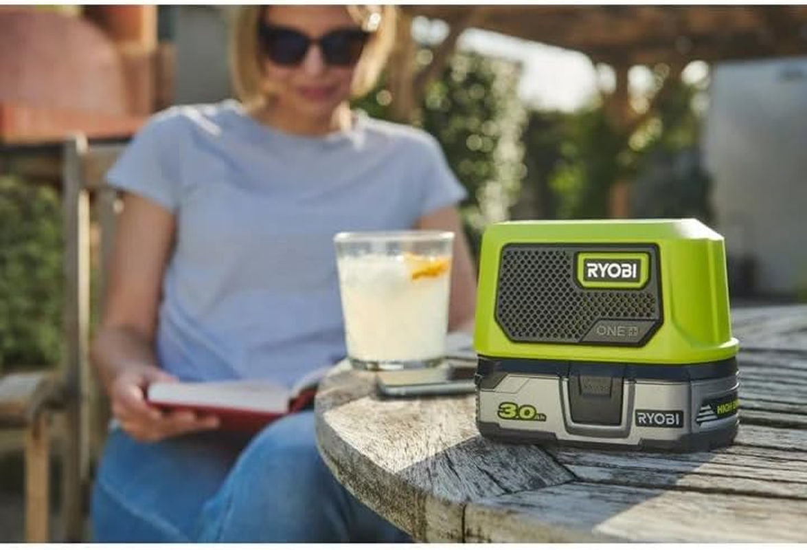 RYOBI 18 V ONE+ Battery Bluetooth Box Mini RBTM18-0 (Output Power 5 Watt, Speaker Diameter 44 Mm, without Battery and Charger) image number 5
