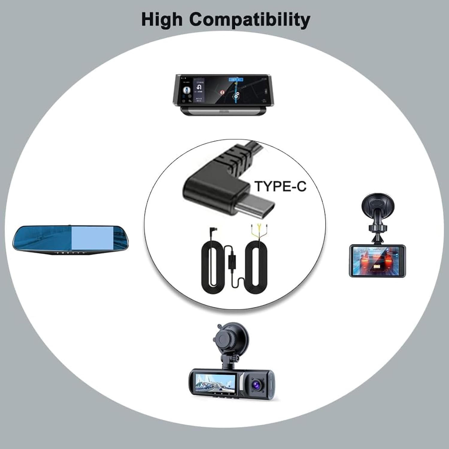 Pro Hardwire Kit for 24/7 Dash Cam Parking Recording - Voltage Monitor with Auto Power-Off to Prevent Car Battery Drain image number 1