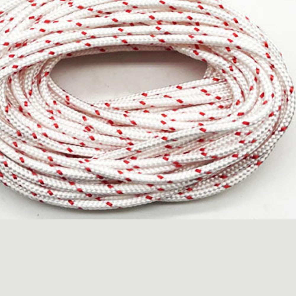Recoil Starter Rope5.0 Mm Diameter 20 Meter Pull Cord for Lawn Mower Trimmer Edger Brush Cutter Engine Parts image number 2