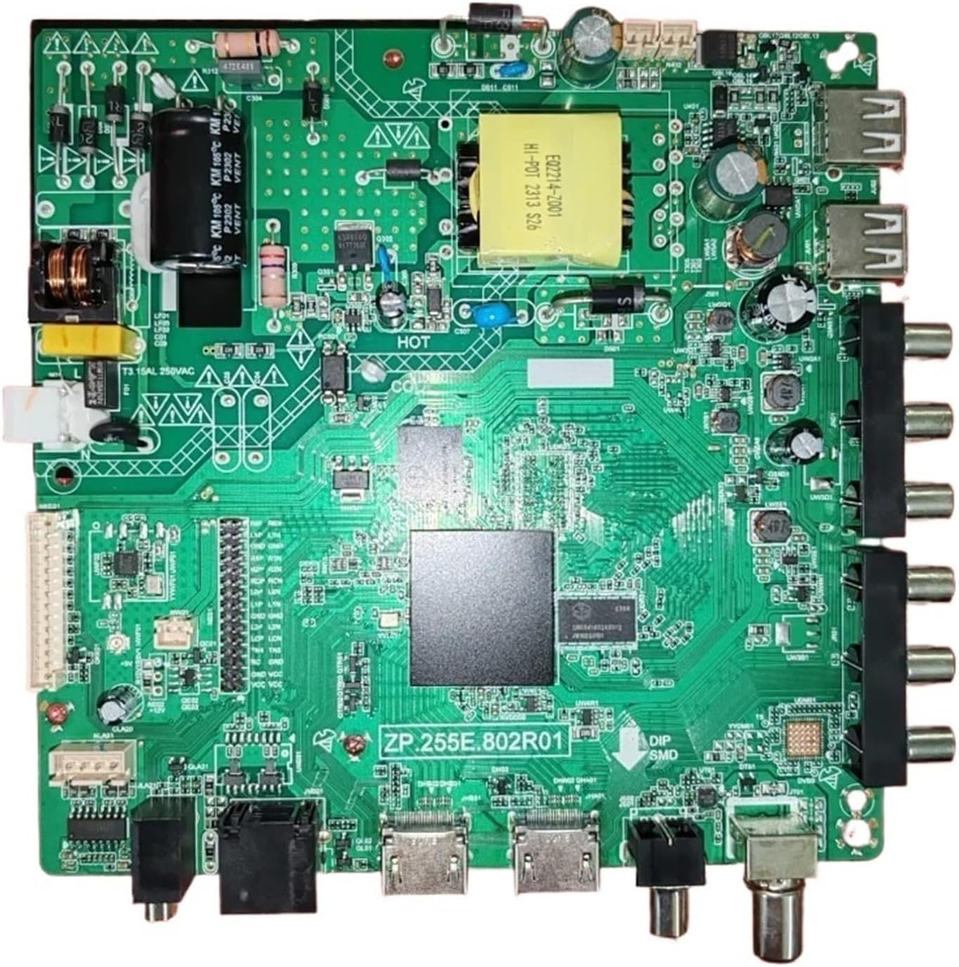 Replacement ZP.255E. 802R01 Wifi Network 3-In-1 TV Motherboard 45W TV Replacement Parts image number 5
