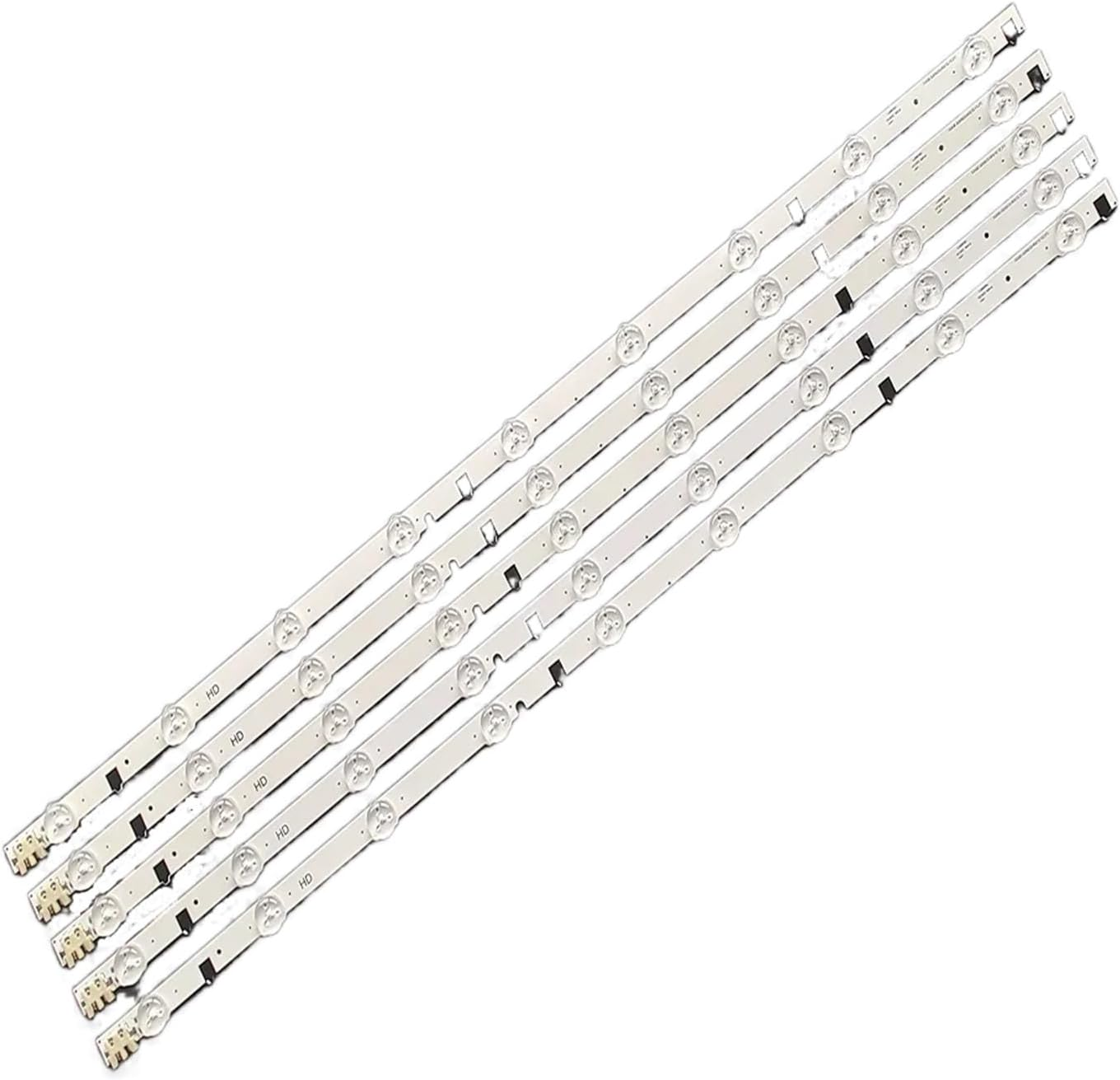 LED Strip for Sam/S.Ung UE32F4000AW UE32F5000AK UE32F5030AW UE32F5300AW UE32F5300AK TV LED Backlight Strip Kit 9 Lamp Lens 5 Bands (Color : Aluminum Substrate, Size : 5 Set - 25 Pcs) image number 2