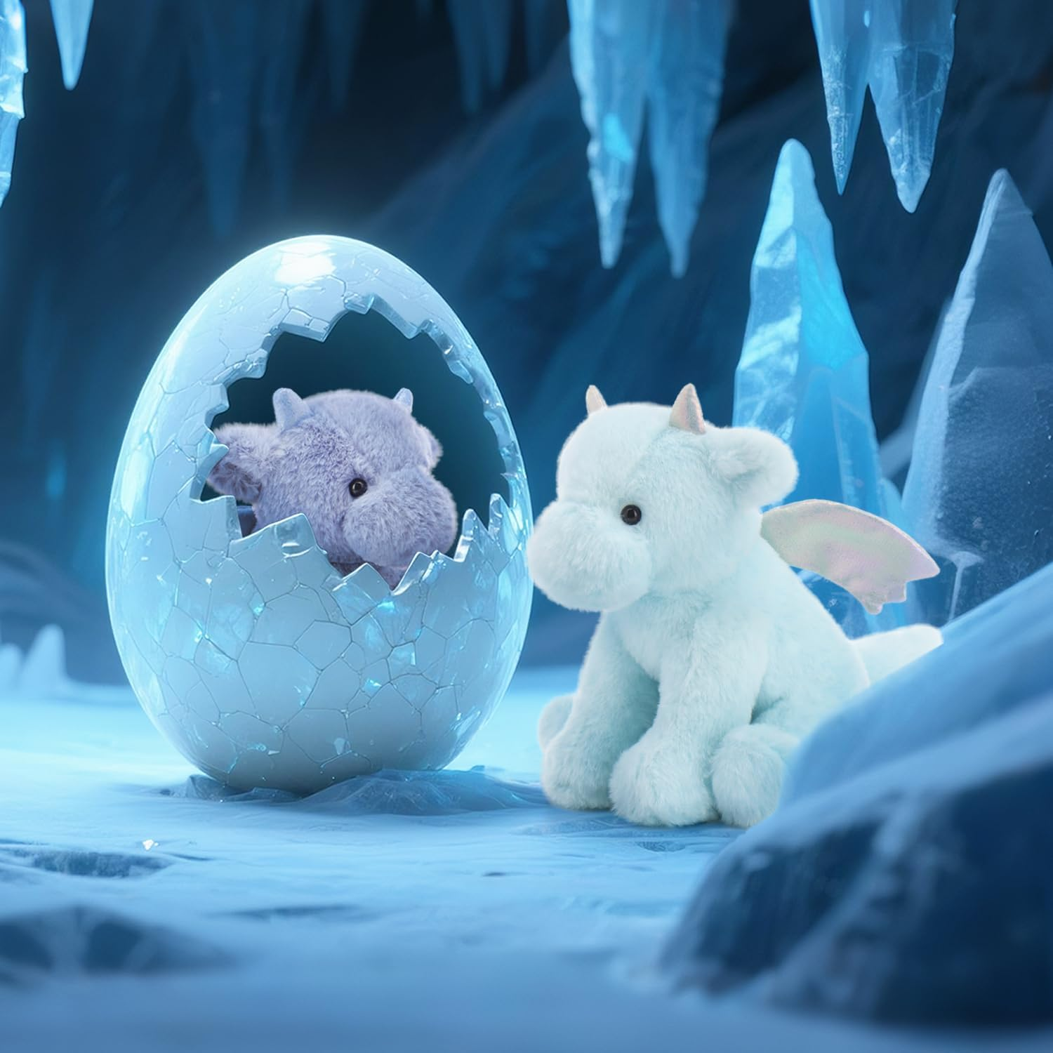 Apricot Lamb Toys Plush Green Plush Dragon Stuffed Animal Soft Cuddly Perfect for Child （Green Plush Dragon，8 Inches