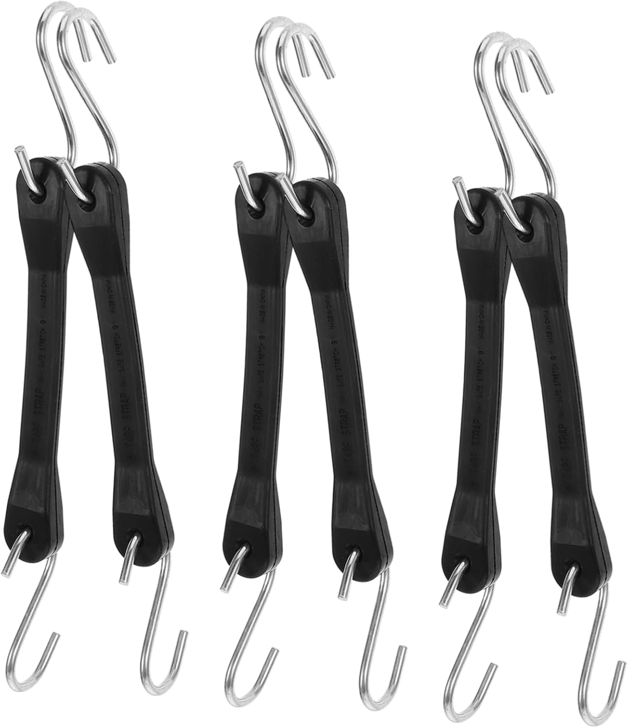 Hoement 6Pcs Quality Luggage Straps for Suitcases Buckle Strap Luggage Belt Strong Fixing image number 6