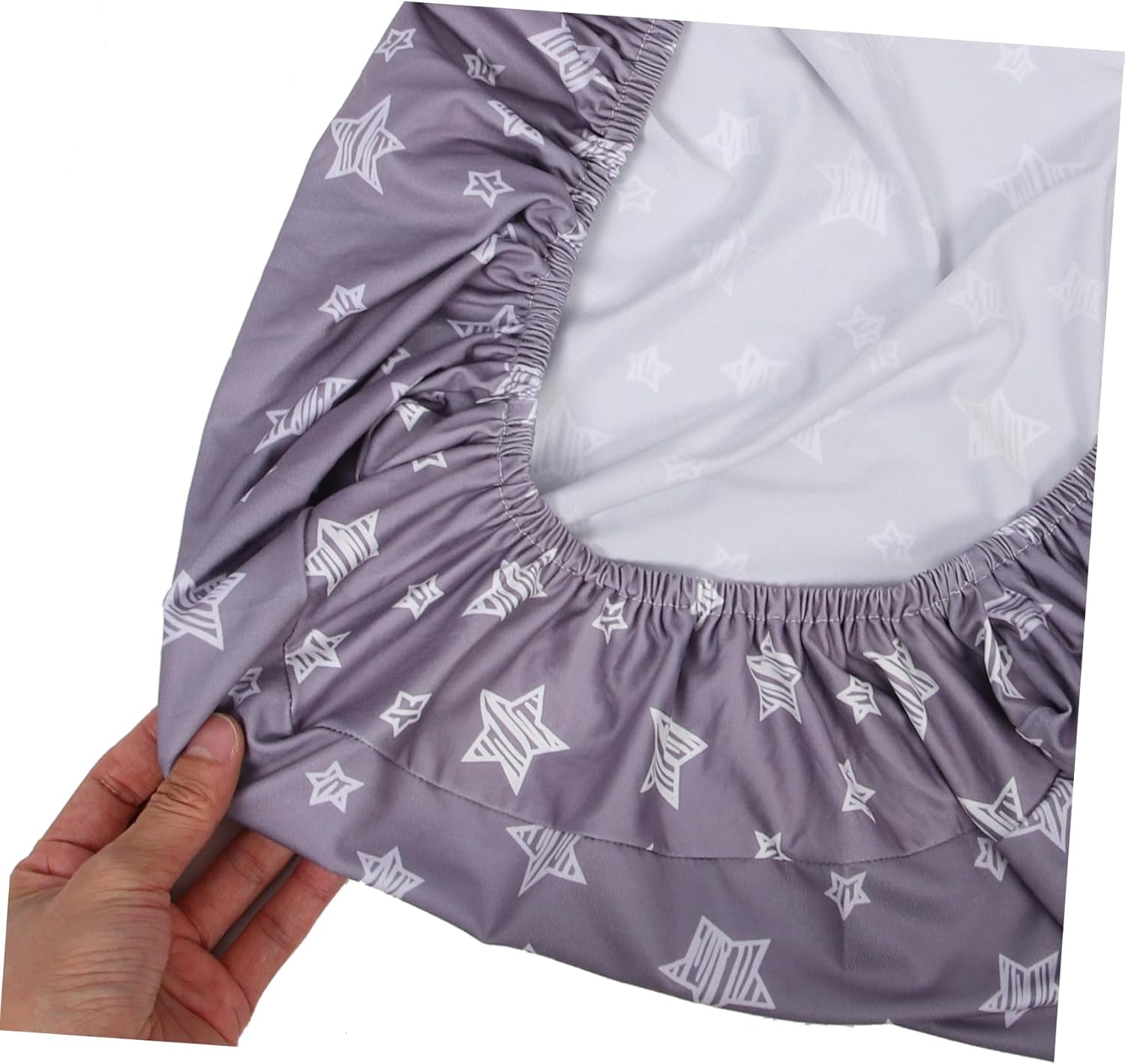 Changing Pad Cover for Diaper Changing Table Soft Breathable and Skin-Friendly Sleeve for Boys and Girls Easy to Use Star Design image number 1