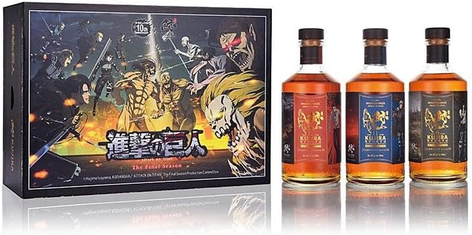 Kujira X Attack on Titans 10Th Anniversary Limited Edition