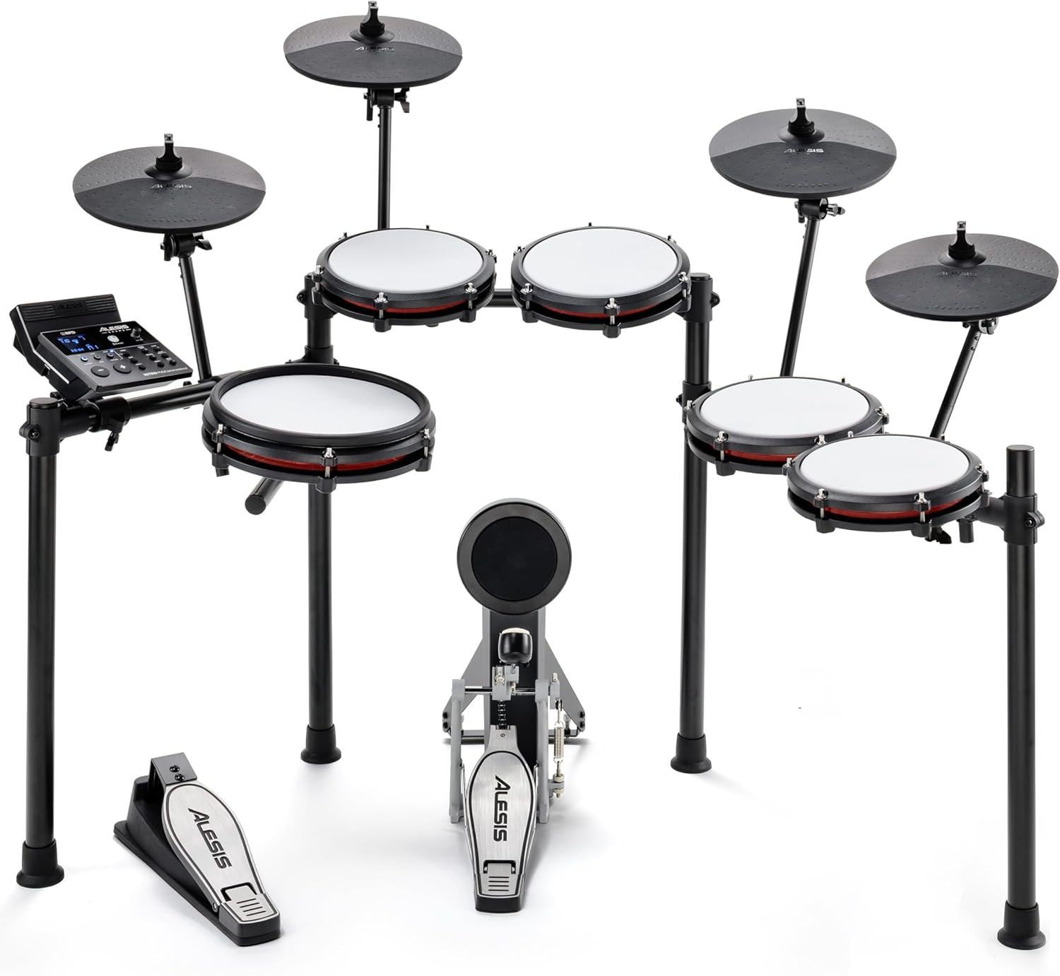 Alesis Drums Nitro Max Expansion Pack - Electric Drum Kit Expansion for Nitro Max with Mesh Tom Pad, 10" Cymbal with Choke and Connection Cables image number 3
