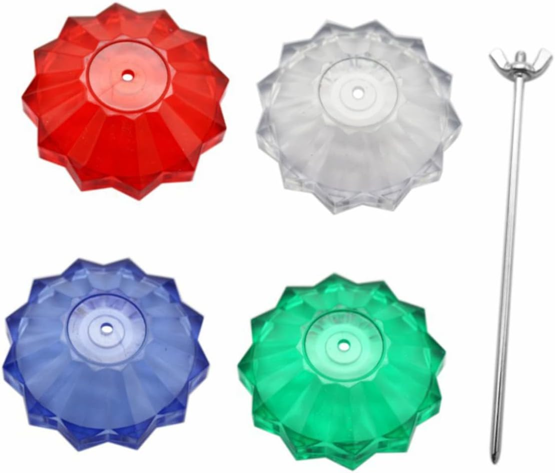 LALAFINA 4Pcs Receipt Holder Note Holder Spike Stick Bill Fork for Kitchen Desk Office Use for Receipt Storage and Paper Organization image number 6