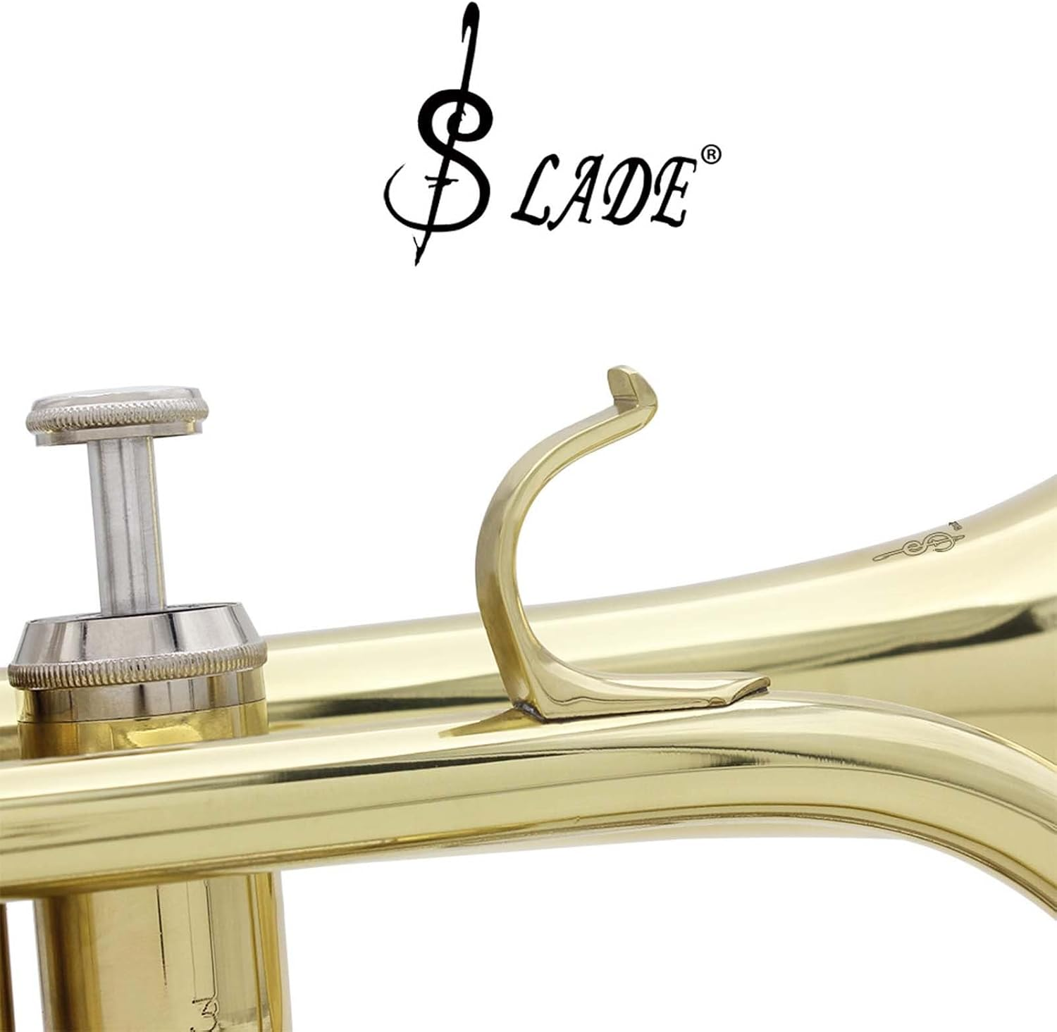 Labymos Professional Bb Flat Cornet Brass Instrument with Carrying Case Gloves Cleaning Cloth Brushes