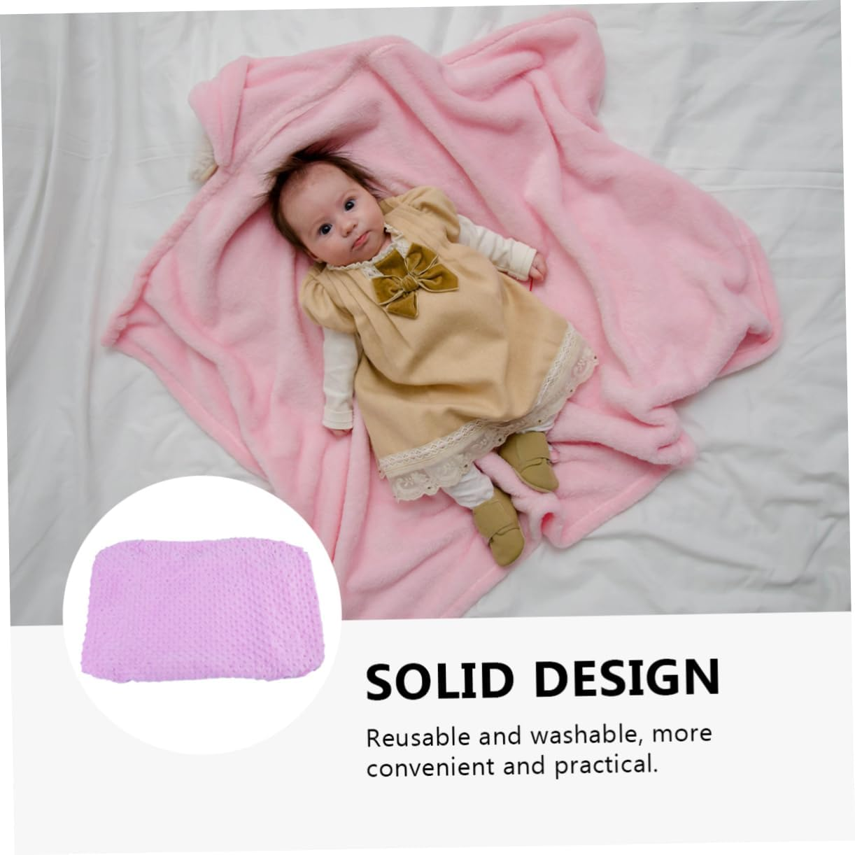 CHILDWEET Baby Change Pad Cover Breathable Purple Diaper Changing Table Sheet Comfortable Fit Infant Nursery Replacement Cover (No Inner Pad) image number 4