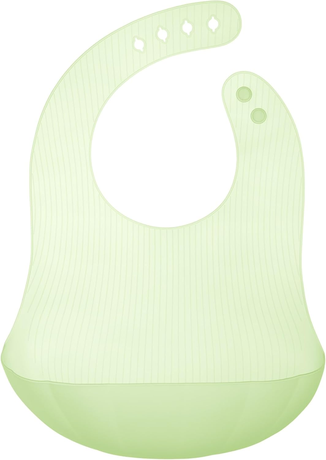 Olababy Fold N Go Silicone Baby Bib W Travel Case | Soft, Lightweight, Waterproof Bibs for Infants & Toddlers | BPA Free image number 5