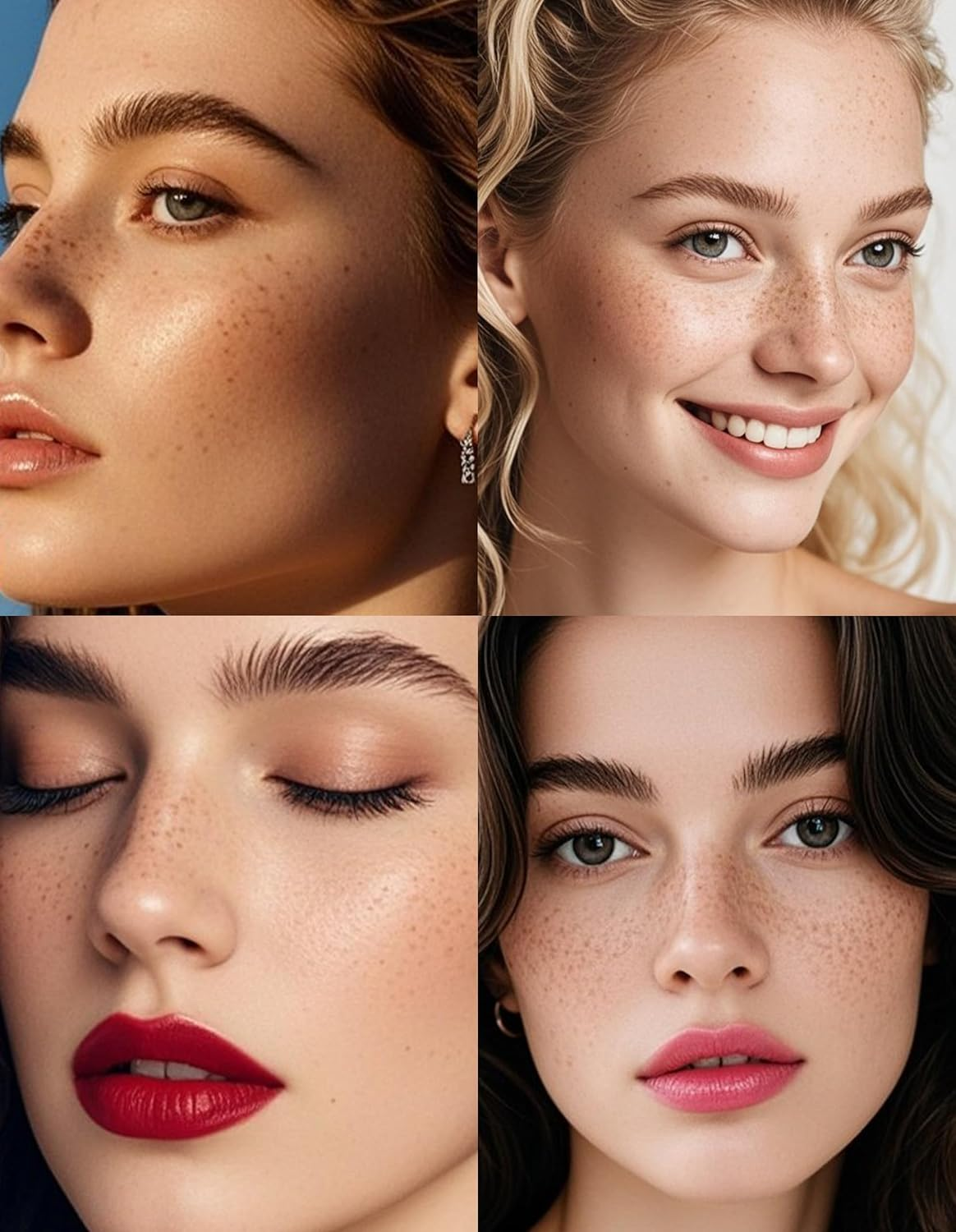 Erinde 2 Colors Natural Freckle Pen, Face Freckle Makeup Tool, Waterproof Long Lasting Quick Dry Freckles Tattoo Marker for Natural Sunkissed Makeup #02+#03 image number 6