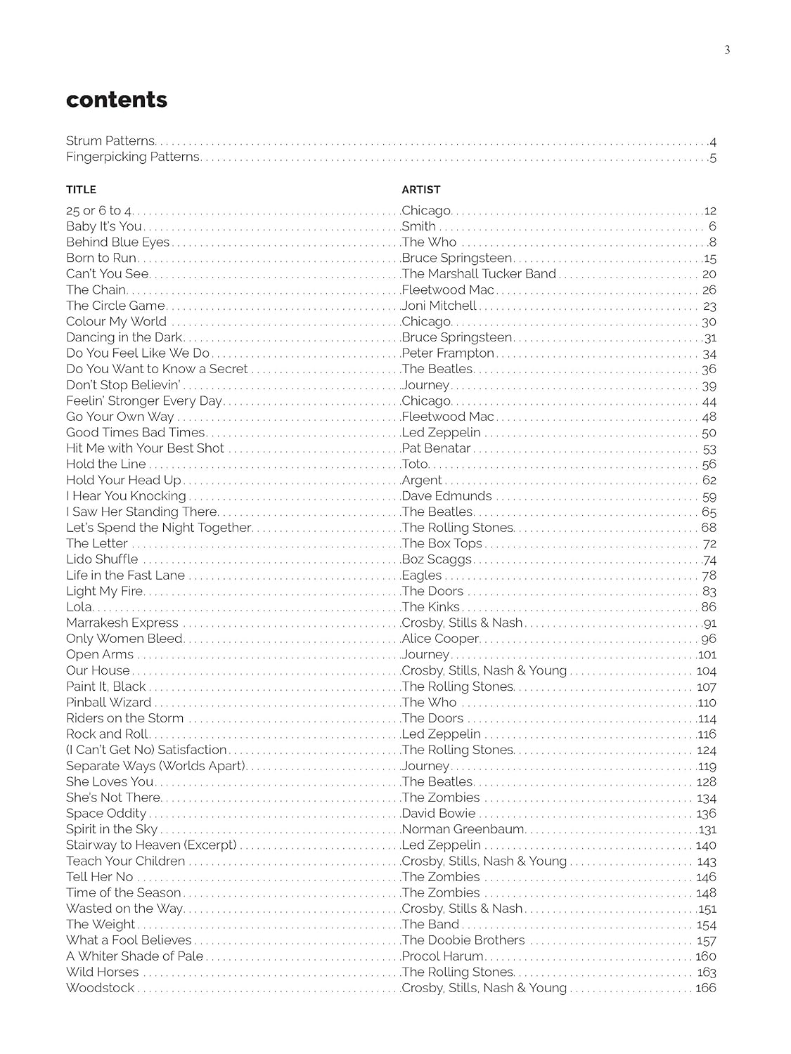 Alfred'S Easy Guitar Songs -- Classic Rock: 50 Hits of the '60S, '70S & '80S image number 4