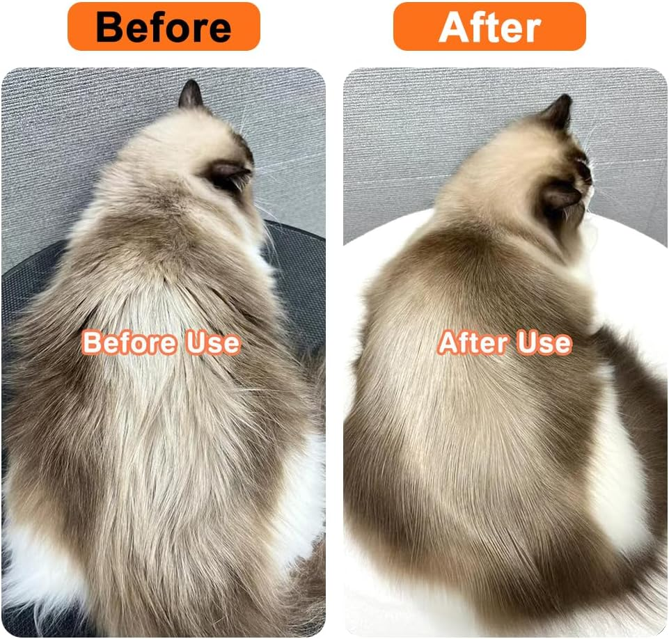 Cat Brush with Steam, 3 in 1 Cat Brush Steaming Cat Spray Massage Comb Cat Brush with Water, Steamy Brush Cat Pet Spray Massage Comb Cat Brush for Massage Hair Removal image number 3