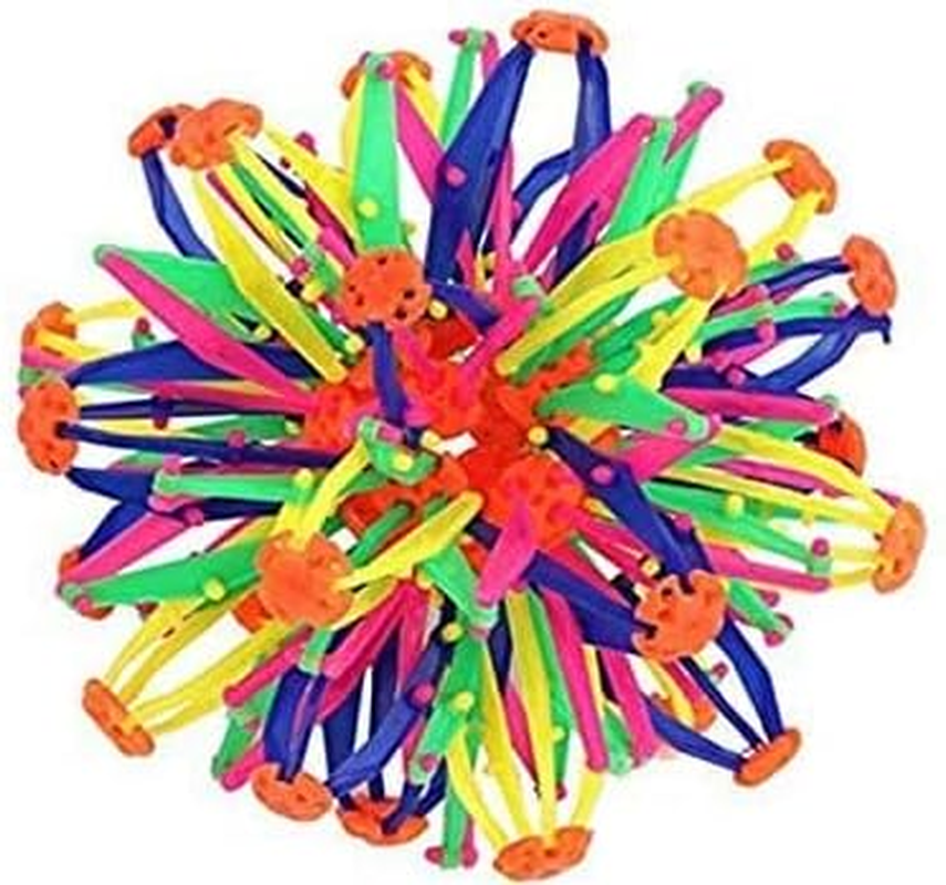 FUHUA Expandable Breathingcolorful Inflatable Ball Expandable Magic Ball , Suitable for Practicing Yoga, Deep Breathing, Toy Ball Relieves Stress and Anxiety Boys and Girls Birthday Toys image number 2