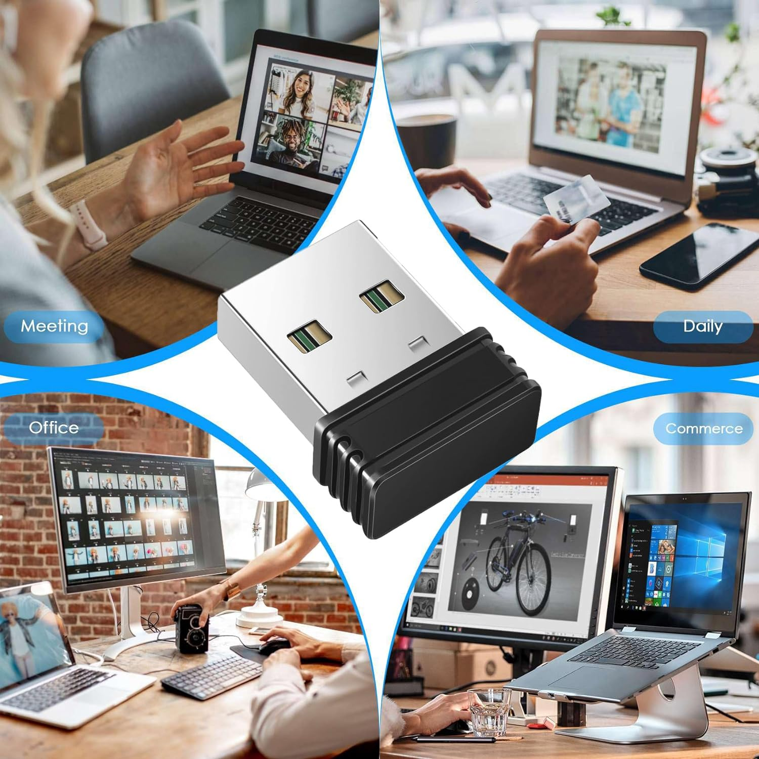 Mouse Jiggler USB, Undetectable USB Mouse Mover NO Software Required, Keeps Computer Awake, Simulate Mouse Movement, Plug-And-Play image number 1