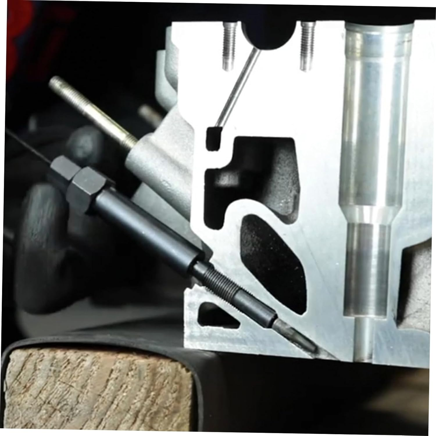 Anneome Glow Plug Repair Tool Kit with Extracting Tool Set for Car Glow Plug Electrode Thread Restoration Automotive Puller Equipment for Mechanics and Car Maintenance image number 4