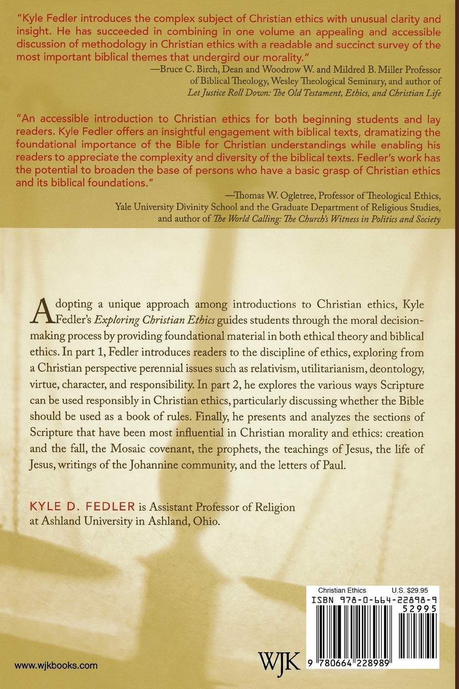 Exploring Christian Ethics: Biblical Foundations for Morality image number 1