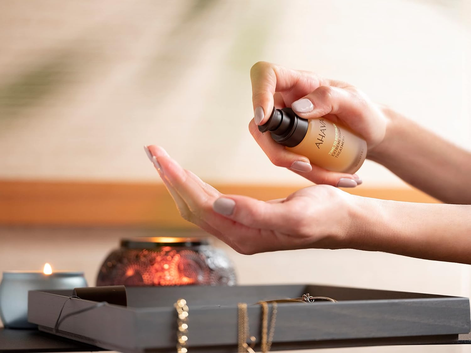 AHAVA Extreme Night Treatment - Exclusive Moisturizer, Neck & Chest Cream, Smoothes Skin & Reduces Wrinkles, Enriched with Patented Extreme Complex, Dead Sea Osmoter, Peptides & Resveratrol 1 Fl.Oz image number 6